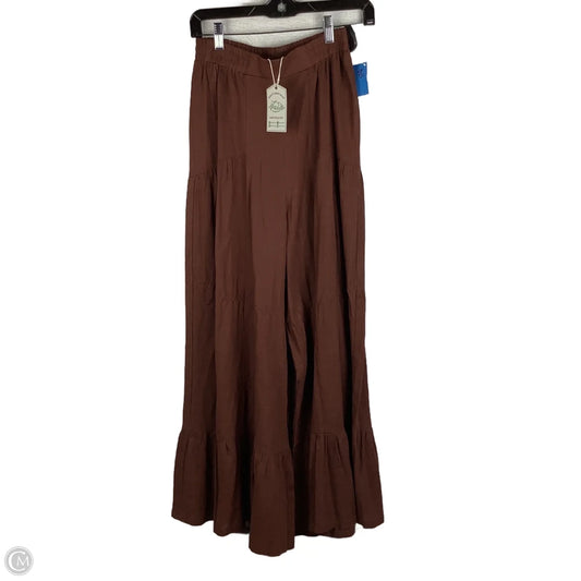 Pants Linen By New In In Brown, Size: S