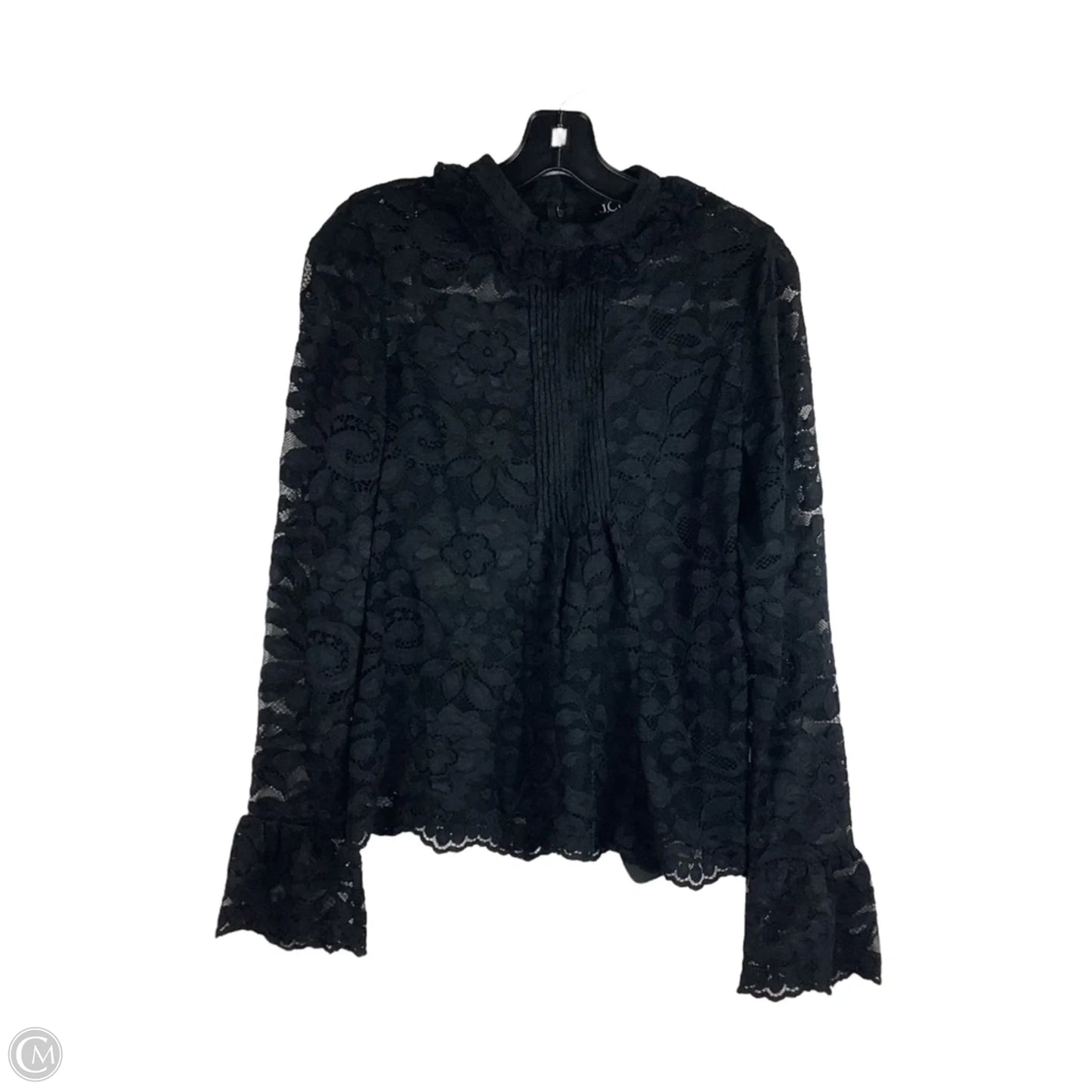 Top Long Sleeve By J. Crew In Black, Size: 10