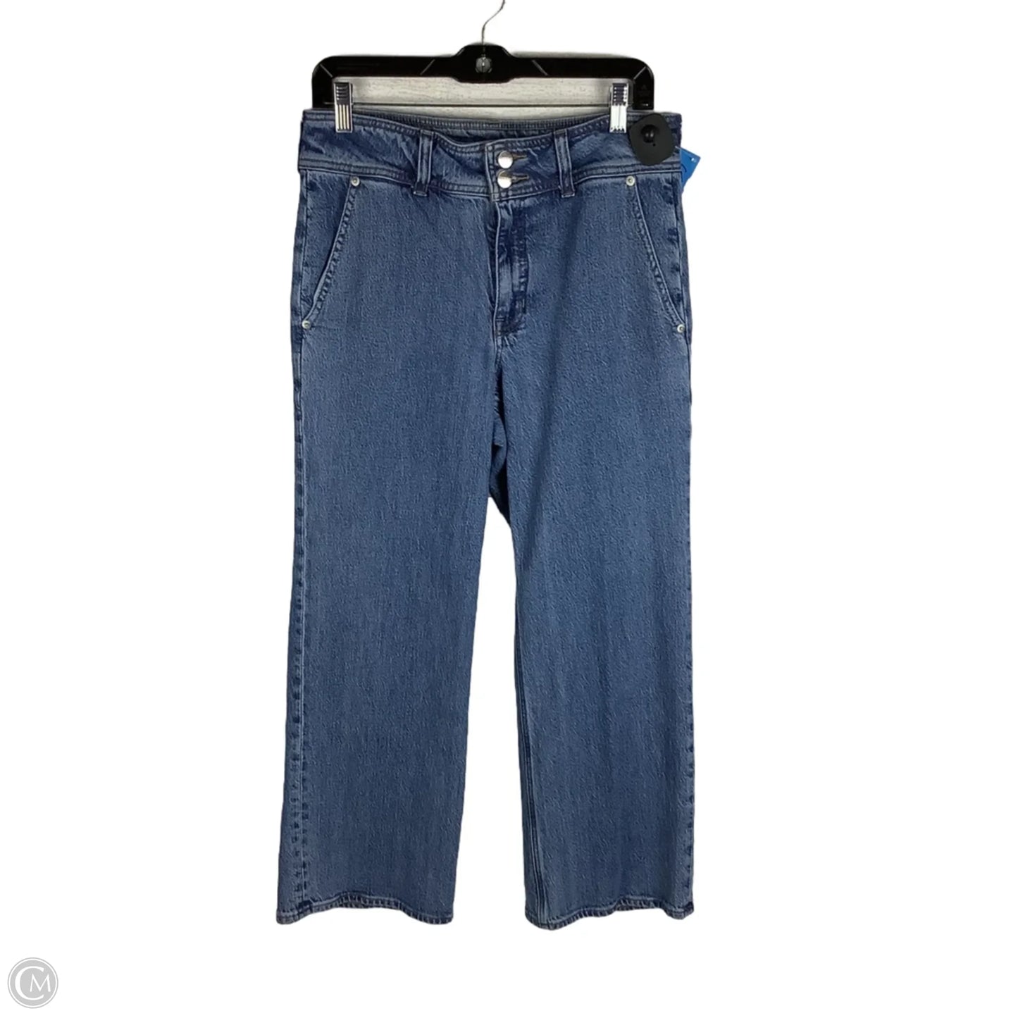 Jeans Wide Leg By J. Crew In Blue Denim, Size: 6 (28)