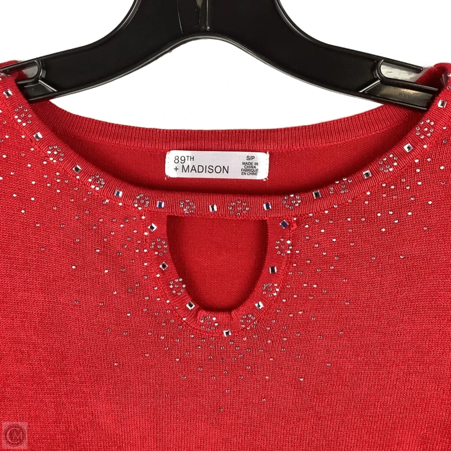 Top Long Sleeve By 89th And Madison In Red, Size: S