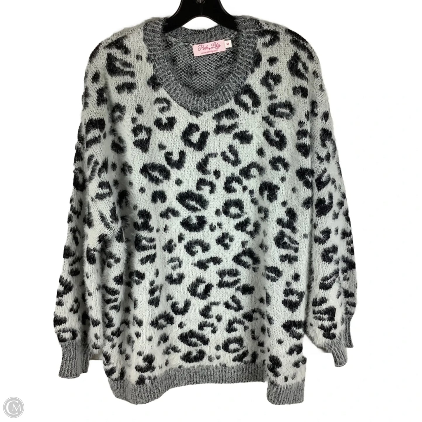 Sweater By Pink Lily In Animal Print, Size: S