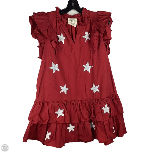 Dress Casual Short By Fantastic Fawn In Red, Size: S