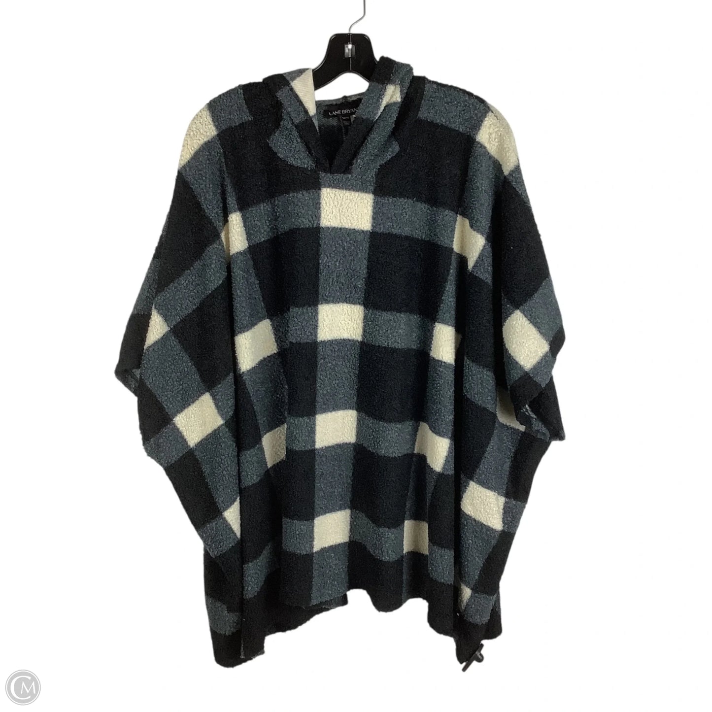 Sweater Short Sleeve By Lane Bryant In Plaid Pattern, Size: Xl (14/16)