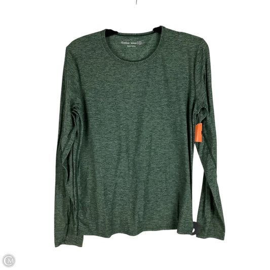 Athletic Top Long Sleeve Crewneck By Outdoor Voices In Green, Size: M