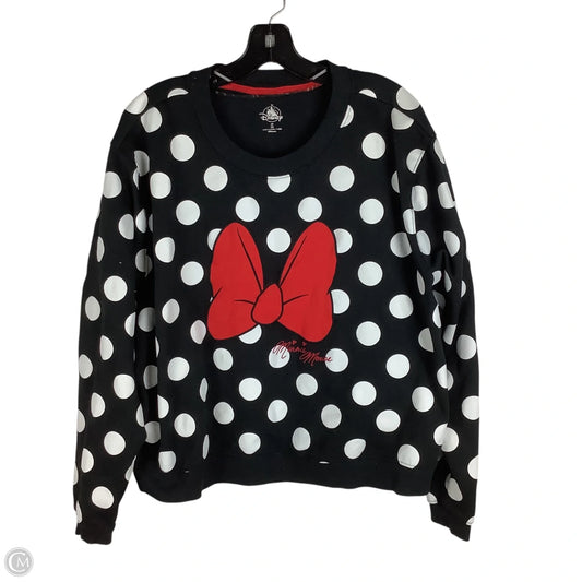 Top Long Sleeve By Disney In Polkadot Pattern, Size: 3x