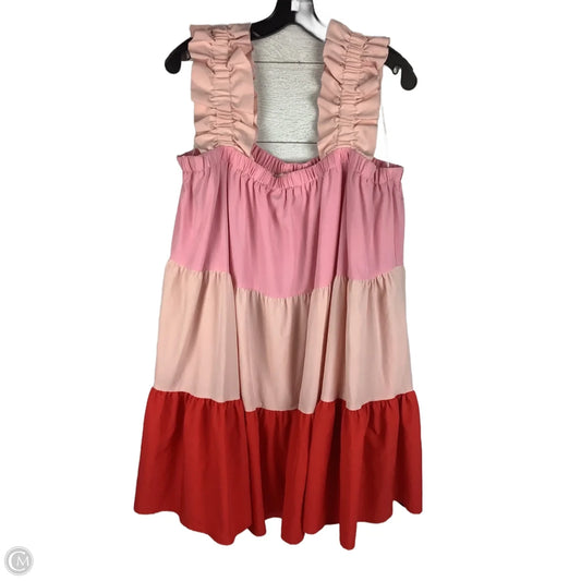 Dress Casual Short By Entro In Pink, Size: Xl