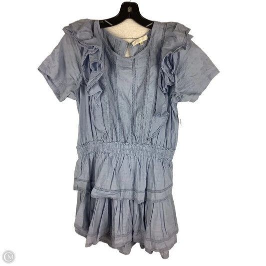 Dress Casual Short By Loveshackfancy In Blue, Size: L