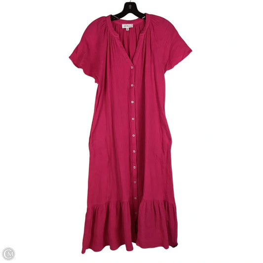 Dress Casual Midi By Mable In Pink, Size: L