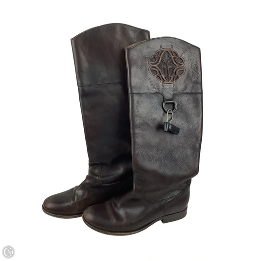 Boots Designer By Frye In Brown, Size: 7
