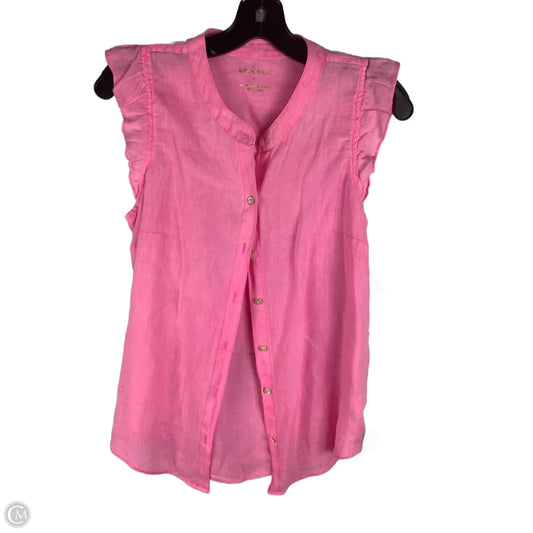 Top Sleeveless Designer By Lilly Pulitzer In Pink, Size: S