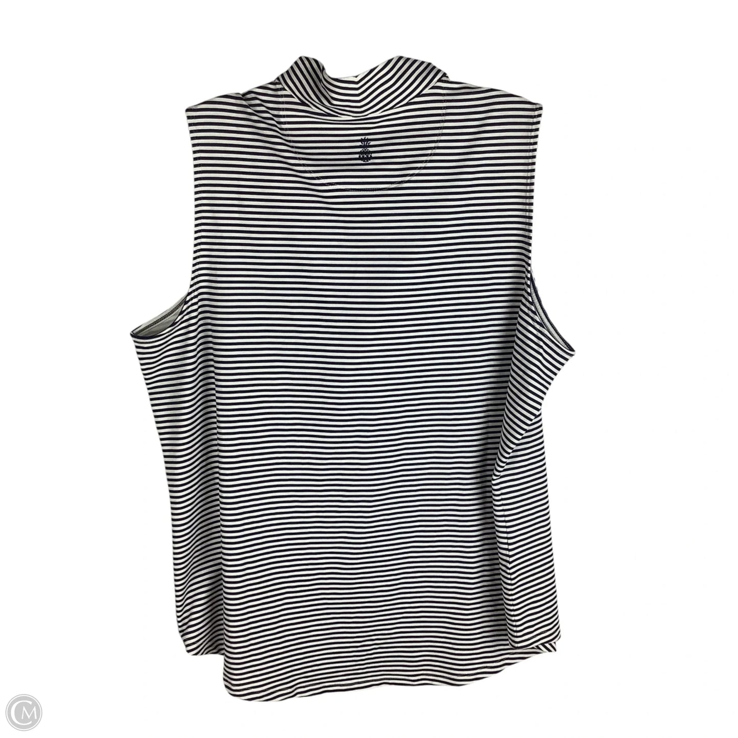 Top Sleeveless By Tommy Bahama In Striped Pattern, Size: Xl