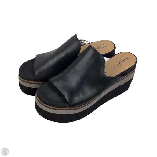 Sandals Heels Platform By Cmc In Black, Size: 7.5