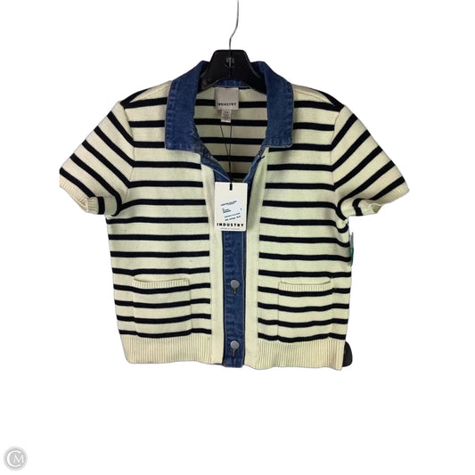 Top Short Sleeve By Industry In Striped Pattern, Size: S