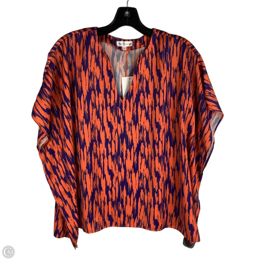 Top Short Sleeve By Cmc In Orange & Purple, Size: Xs