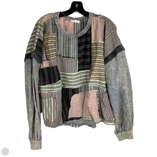 Top Long Sleeve By Oli & Hali In Multi-colored, Size: Xl