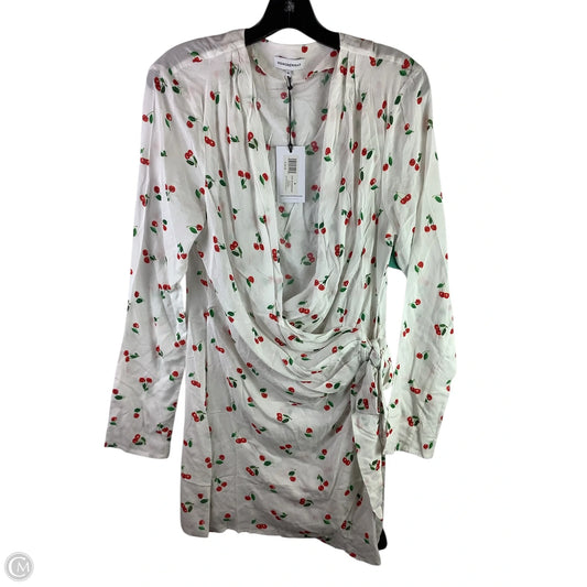 Dress Casual Short By Cmc In Red & White, Size: M