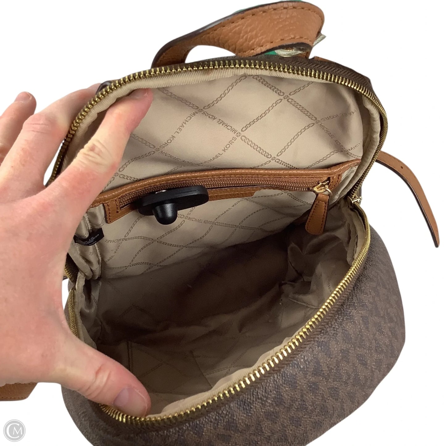 Backpack Designer By Michael Kors, Size: Medium