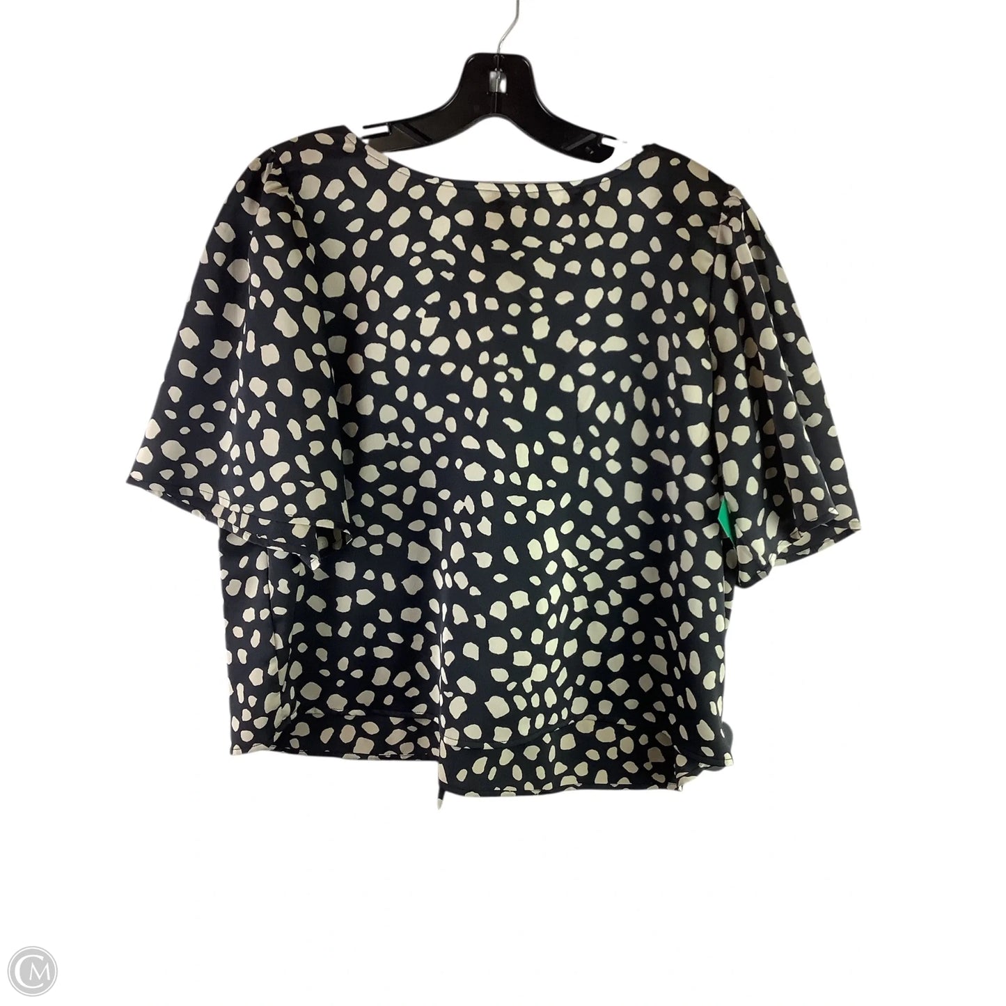 Top Short Sleeve By Loft In Animal Print, Size: L