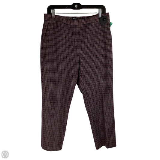 Pants Dress By Theory In Plaid Pattern, Size: 10