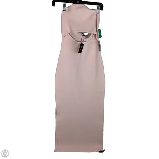 Dress Party Midi By Express In Pink, Size: S