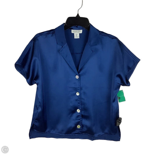 Top Short Sleeve By Rachel Zoe In Blue, Size: L