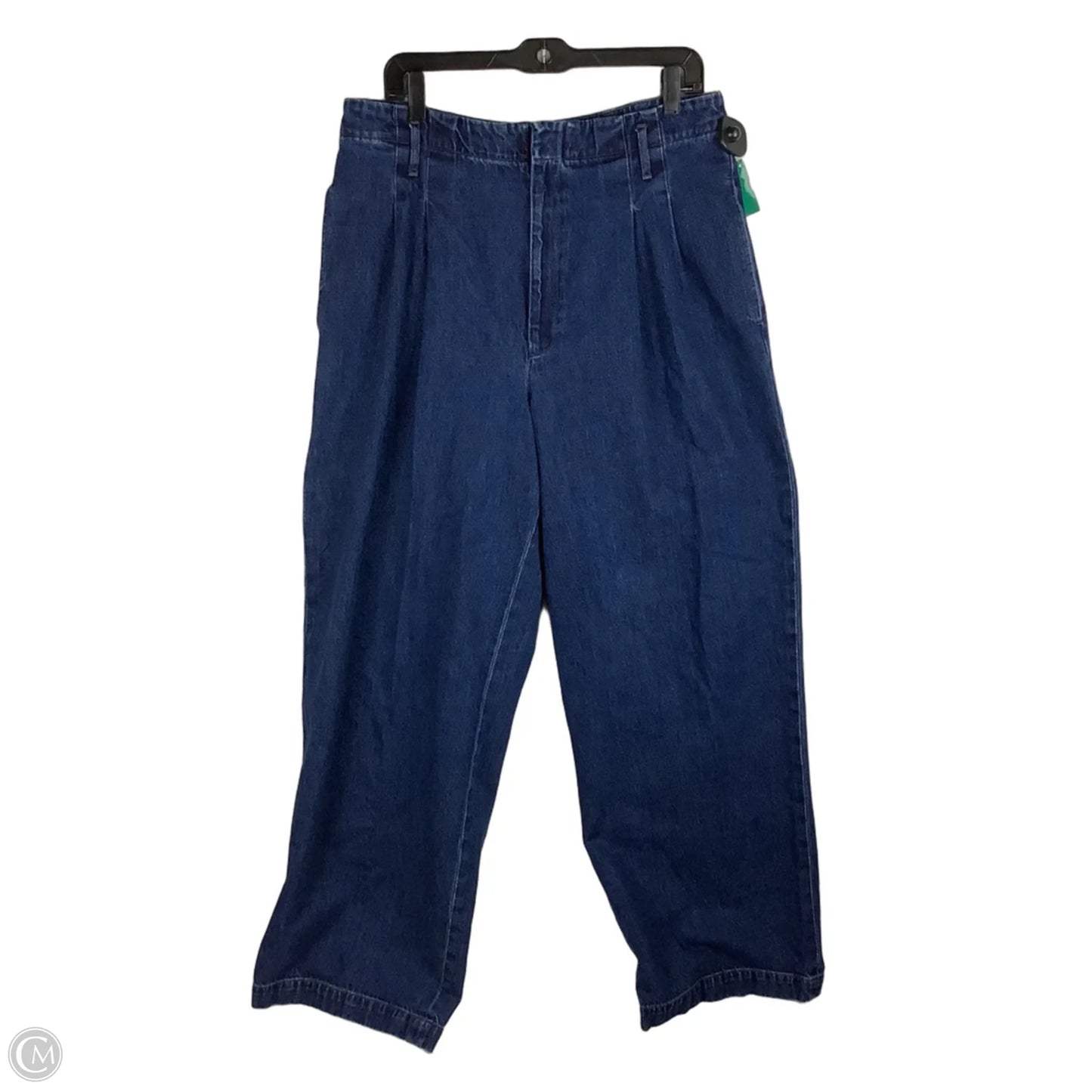Jeans Wide Leg By Polo Ralph Lauren In Blue Denim, Size: 12