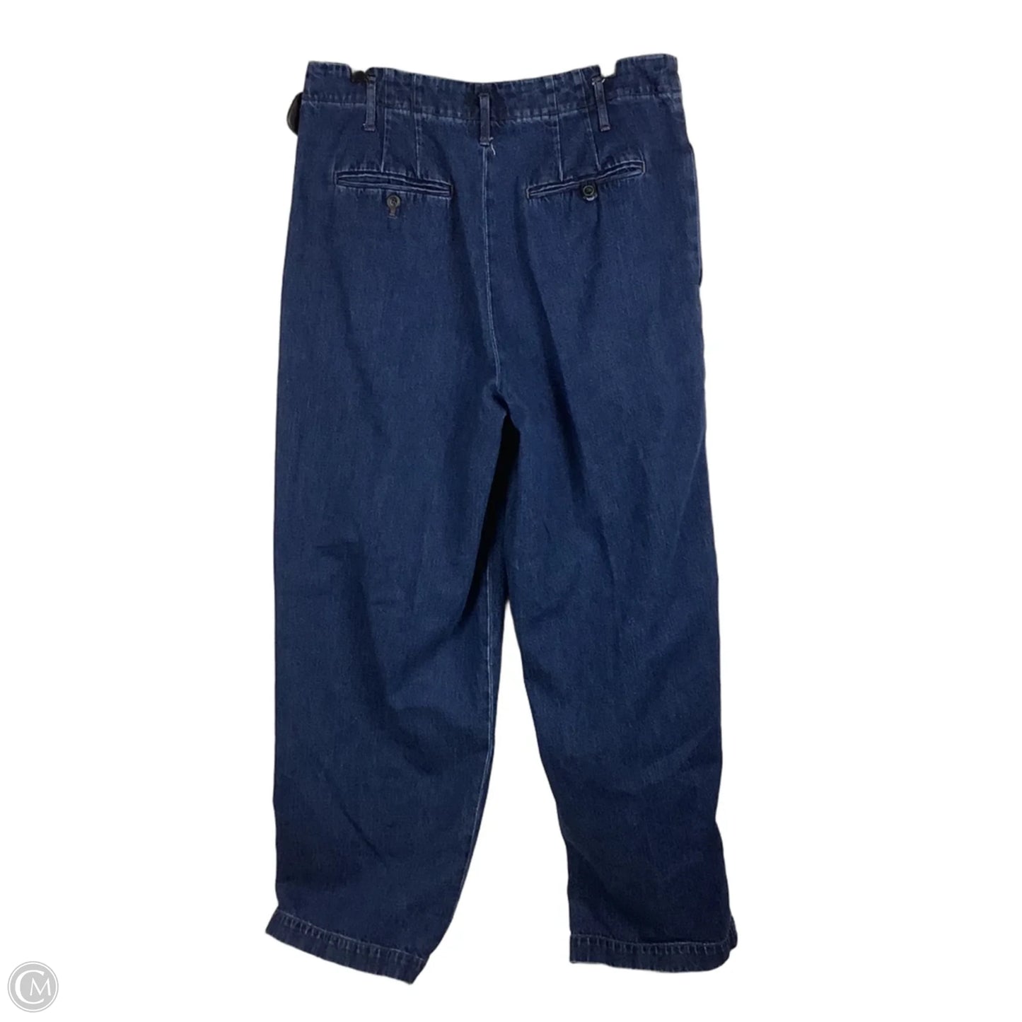 Jeans Wide Leg By Polo Ralph Lauren In Blue Denim, Size: 12