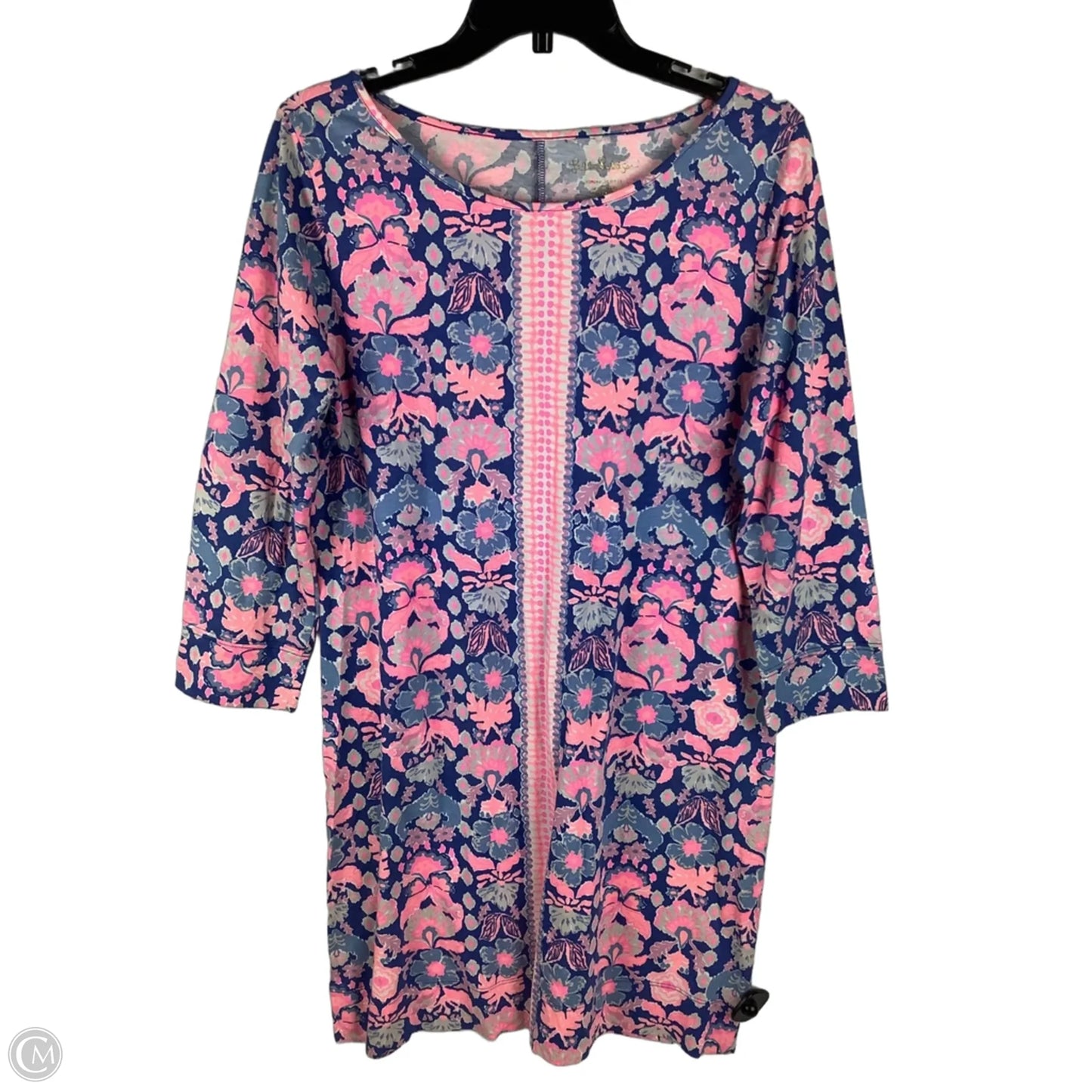 Dress Designer By Lilly Pulitzer In Blue & Pink, Size: L