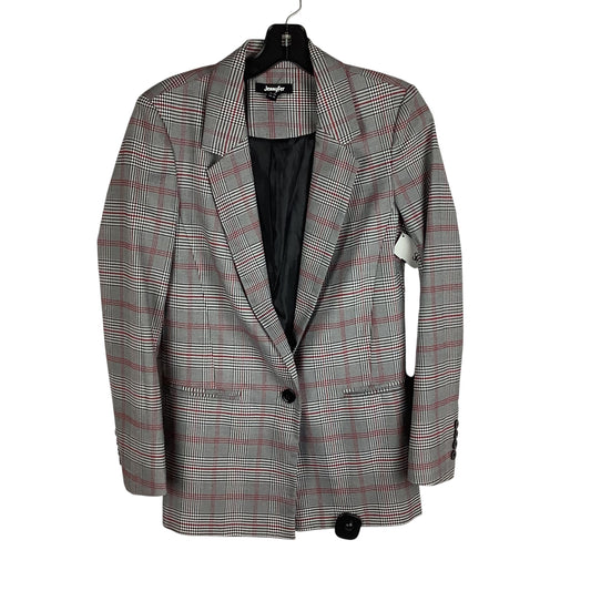 Blazer By Clothes Mentor In Plaid Pattern, Size: Xs