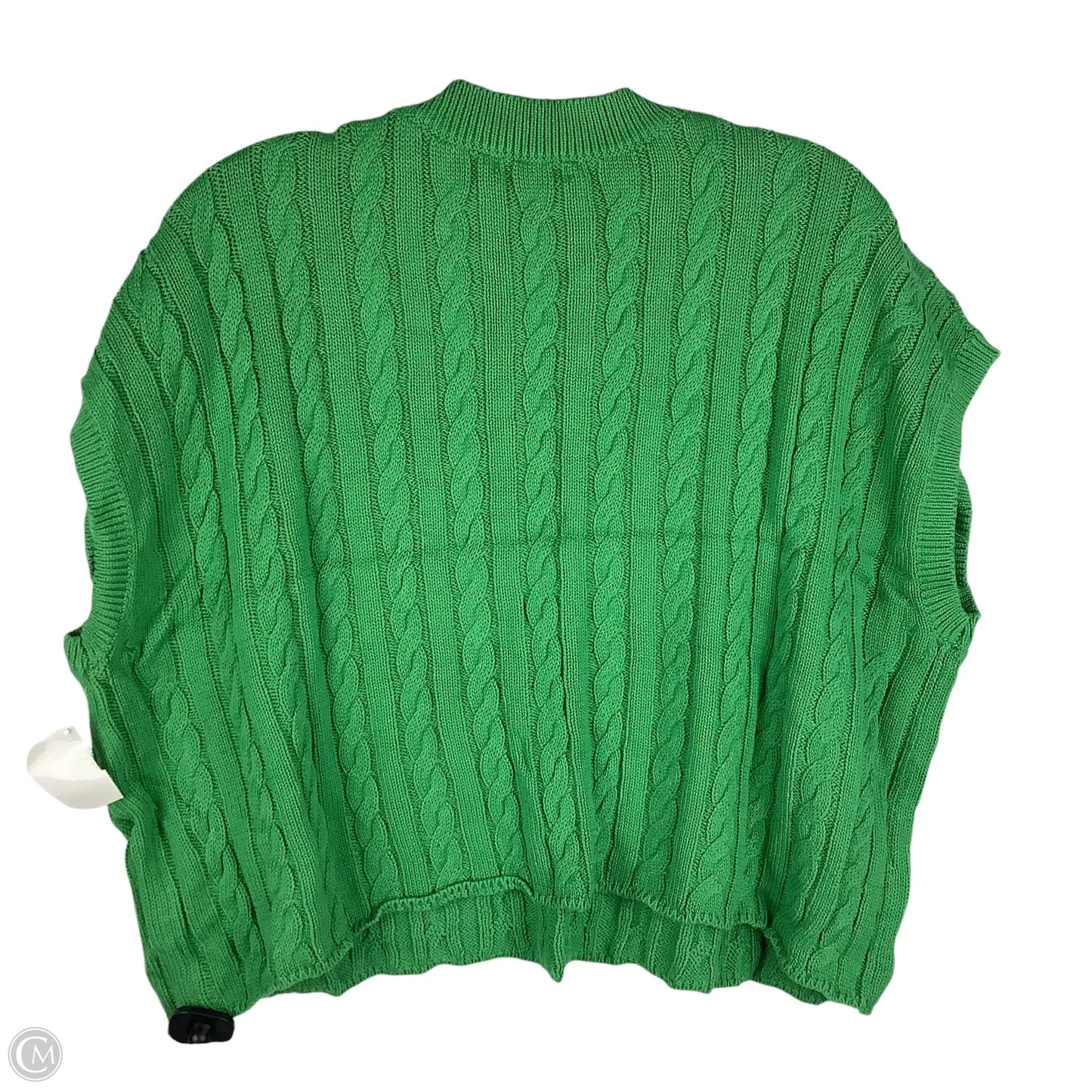 Sweater Short Sleeve By Olivaceous In Green, Size: L