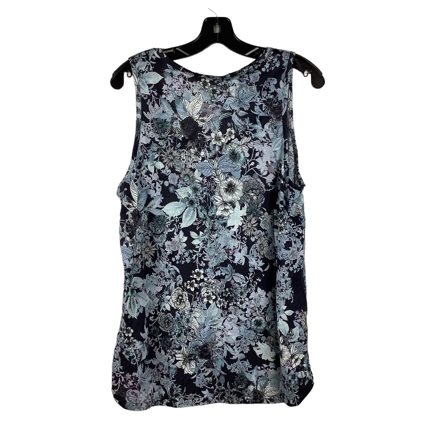 Navy Top Sleeveless Cynthia Rowley