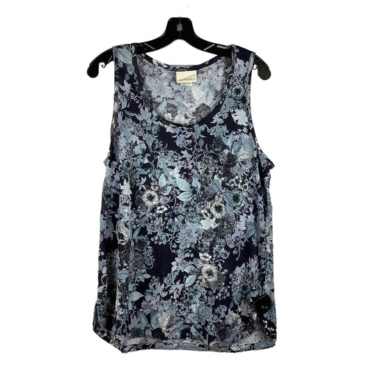 Navy Top Sleeveless Cynthia Rowley