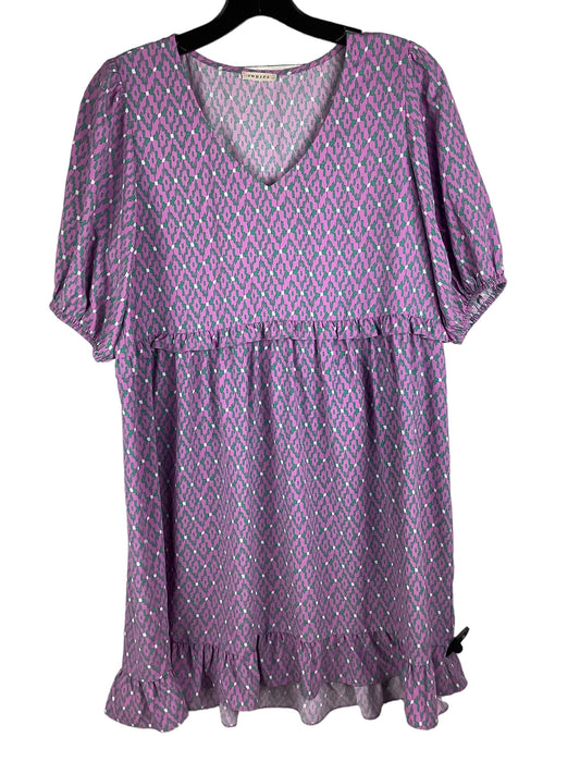 Purple Dress Casual Short Jodifl