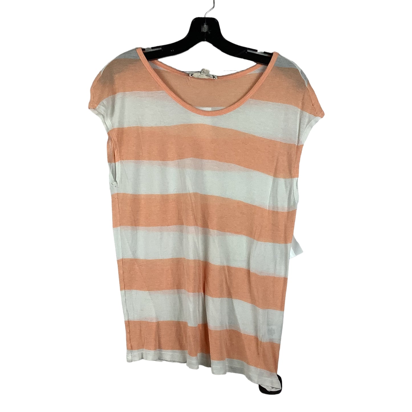 Striped Pattern Top Short Sleeve Basic Joie, Size Xs