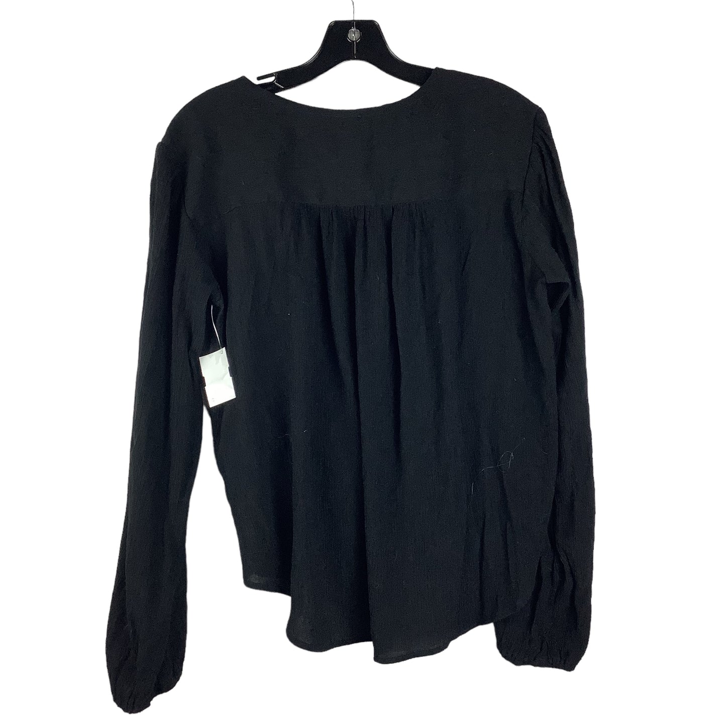 Top Long Sleeve By Free People In Black, Size: S