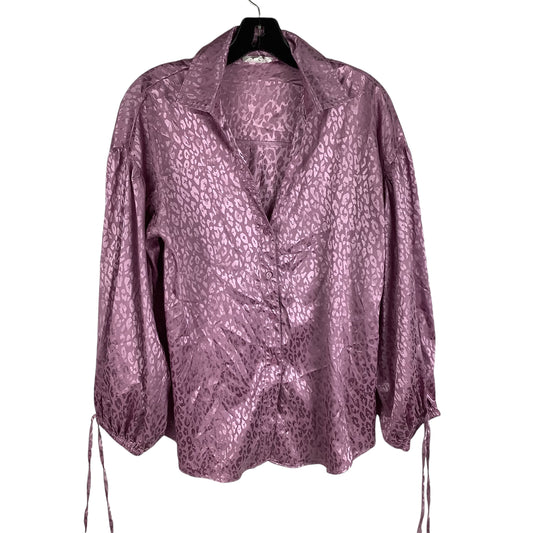 Top Long Sleeve By Clothes Mentor In Purple, Size: S