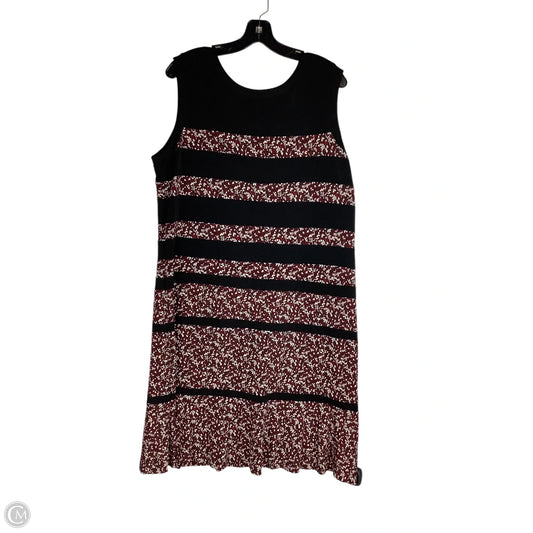 Dress Casual Short By Michael By Michael Kors In Floral Print, Size: 1x