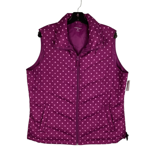 Vest Puffer & Quilted By Lands End In Purple, Size: Xl (18)