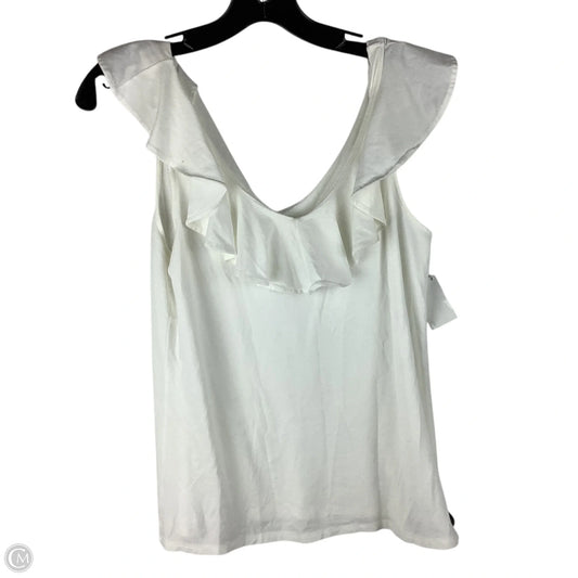 Top Sleeveless Designer By Lilly Pulitzer In White, Size: S