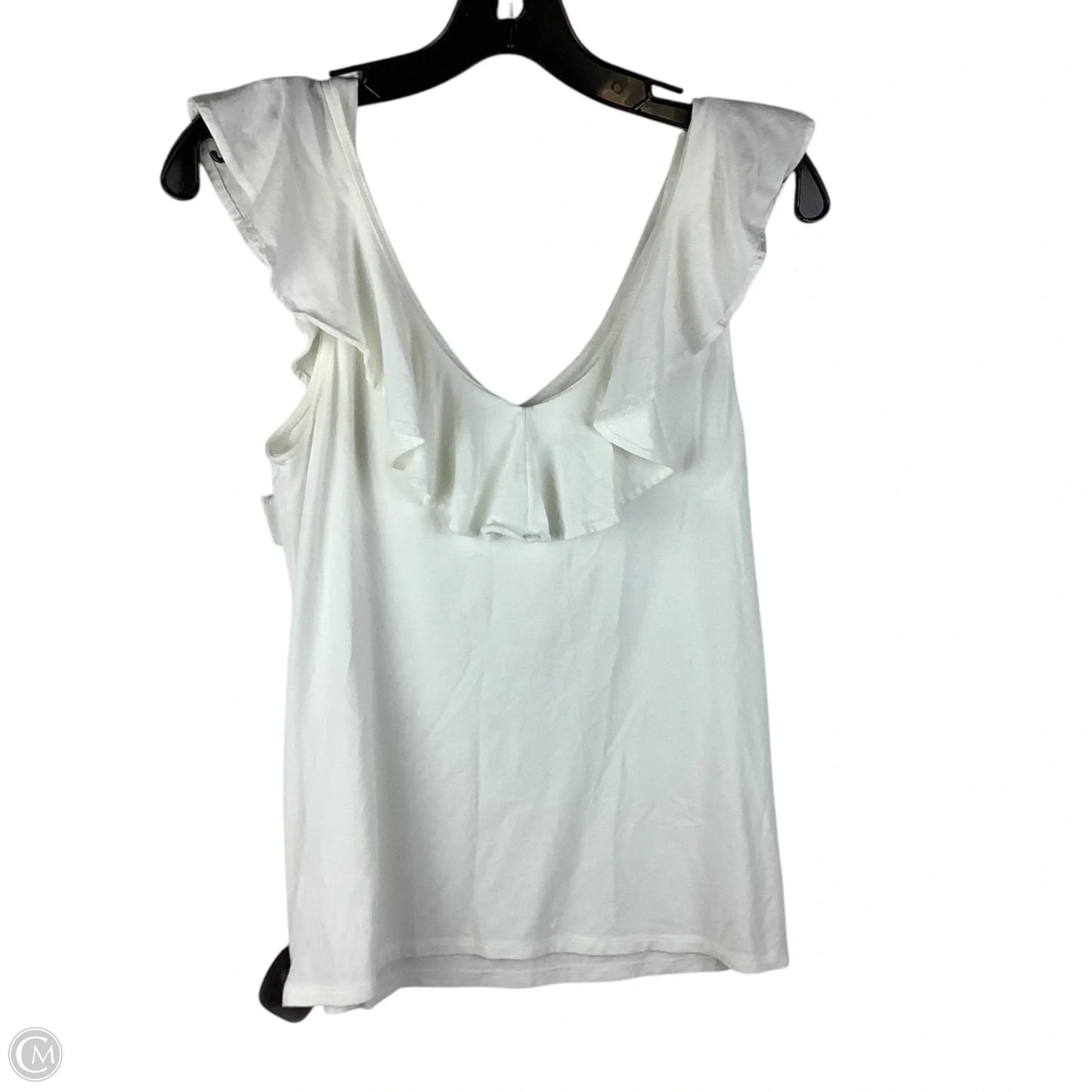 Top Sleeveless Designer By Lilly Pulitzer In White, Size: S