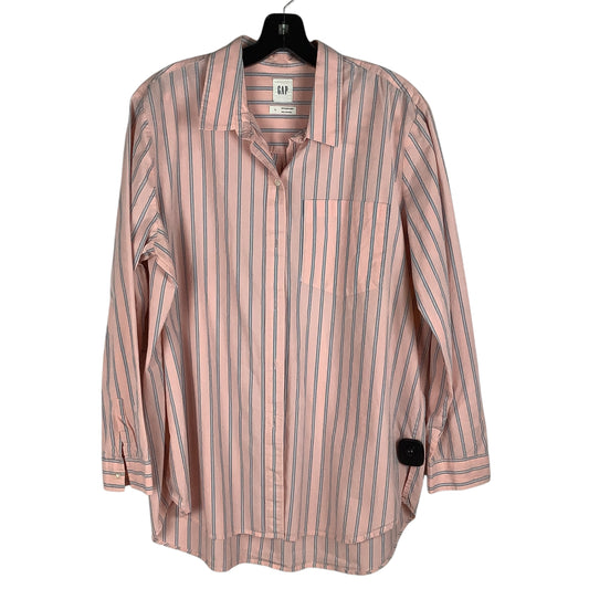 Top Long Sleeve By Gap In Pink, Size: L