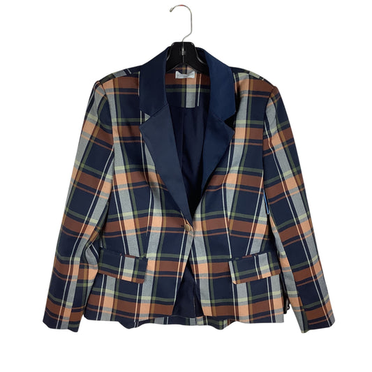 Blazer By Cmc In Plaid Pattern Size: Est. S/M