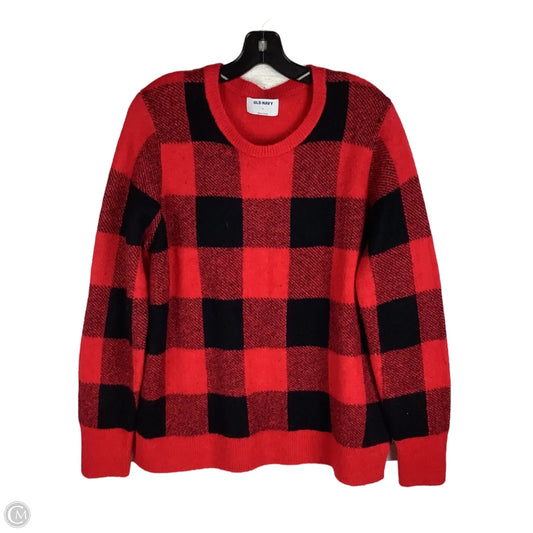 Sweater By Old Navy In Red, Size: Xl