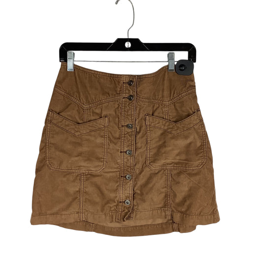 Skirt Mini & Short By Free People In Brown, Size: 6