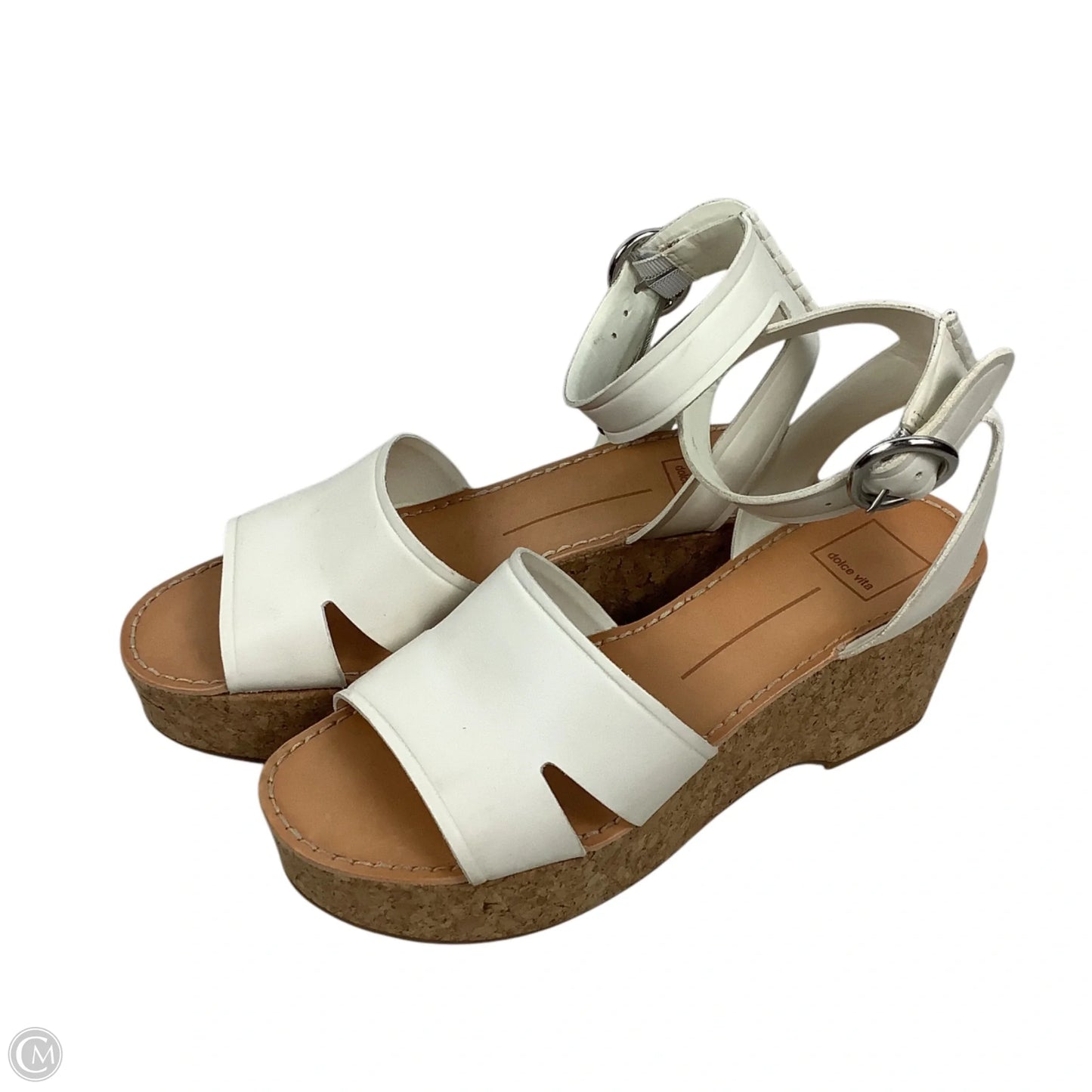 Sandals Heels Platform By Dolce Vita In White, Size: 10