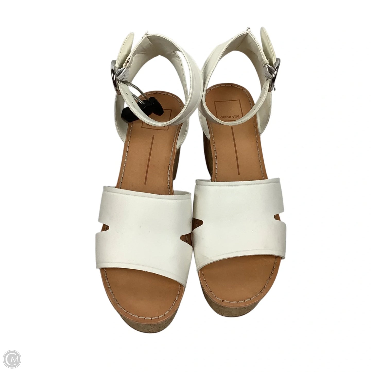 Sandals Heels Platform By Dolce Vita In White, Size: 10