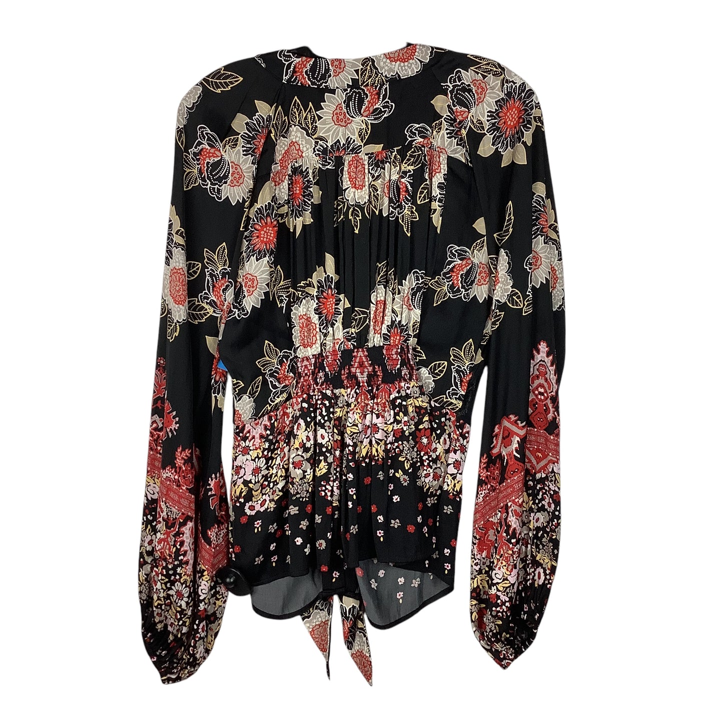 Top Long Sleeve By Free People In Black, Size: L