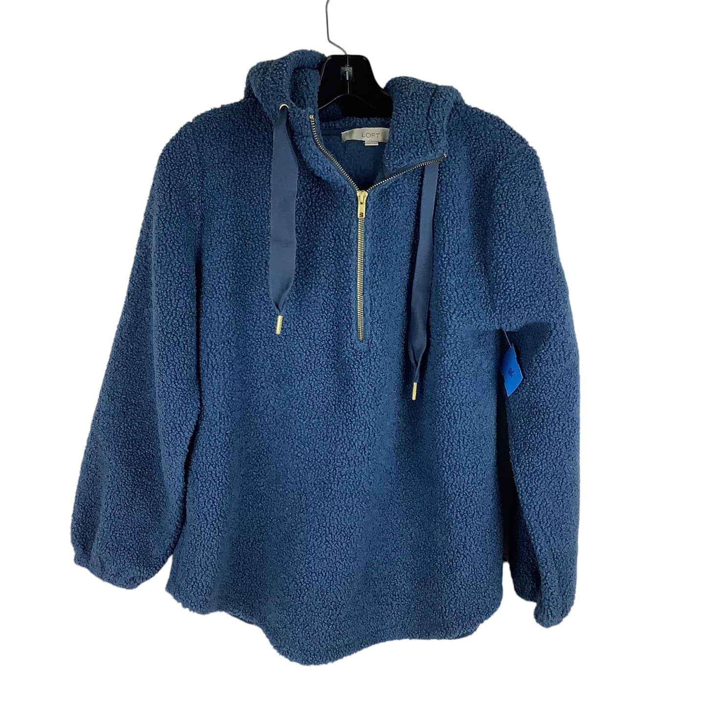 Sweatshirt Hoodie By Loft In Blue, Size: M