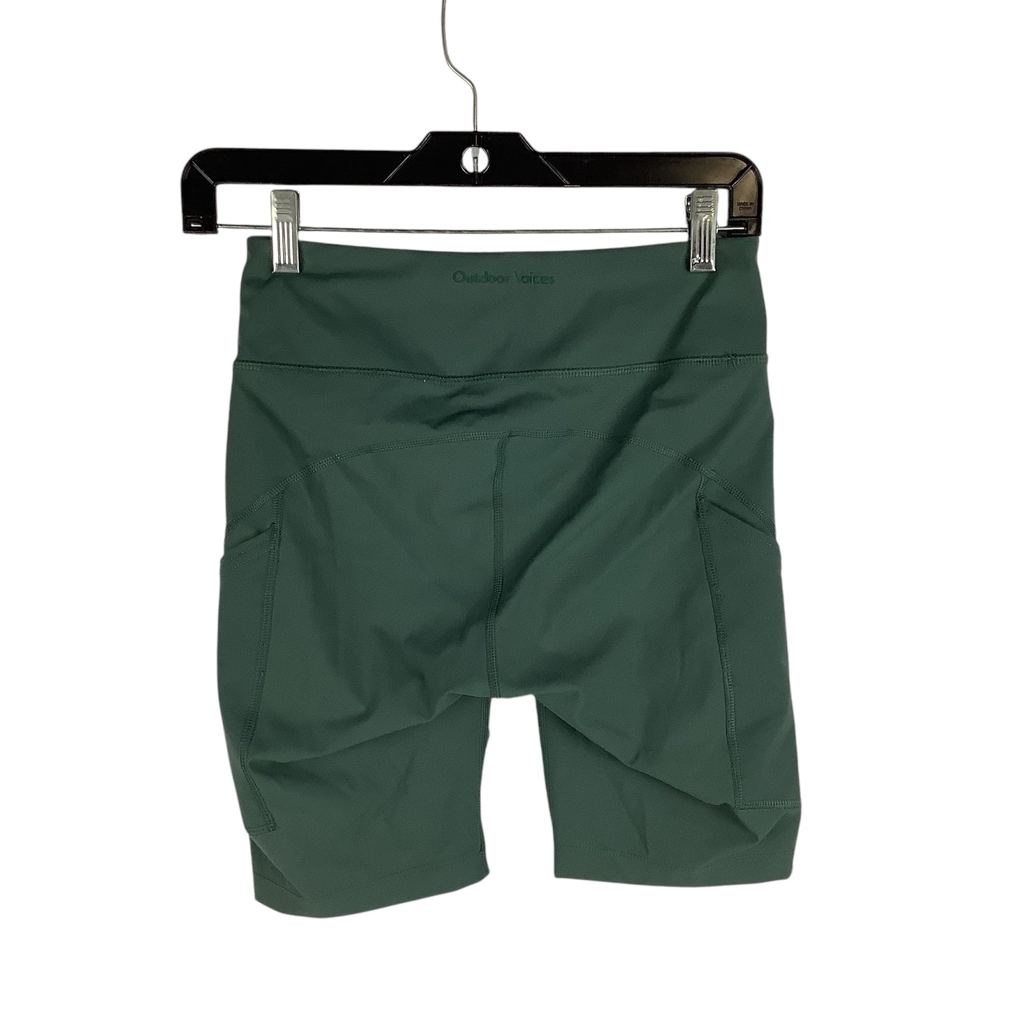 Athletic Shorts By Outdoor Voices In Green, Size: S