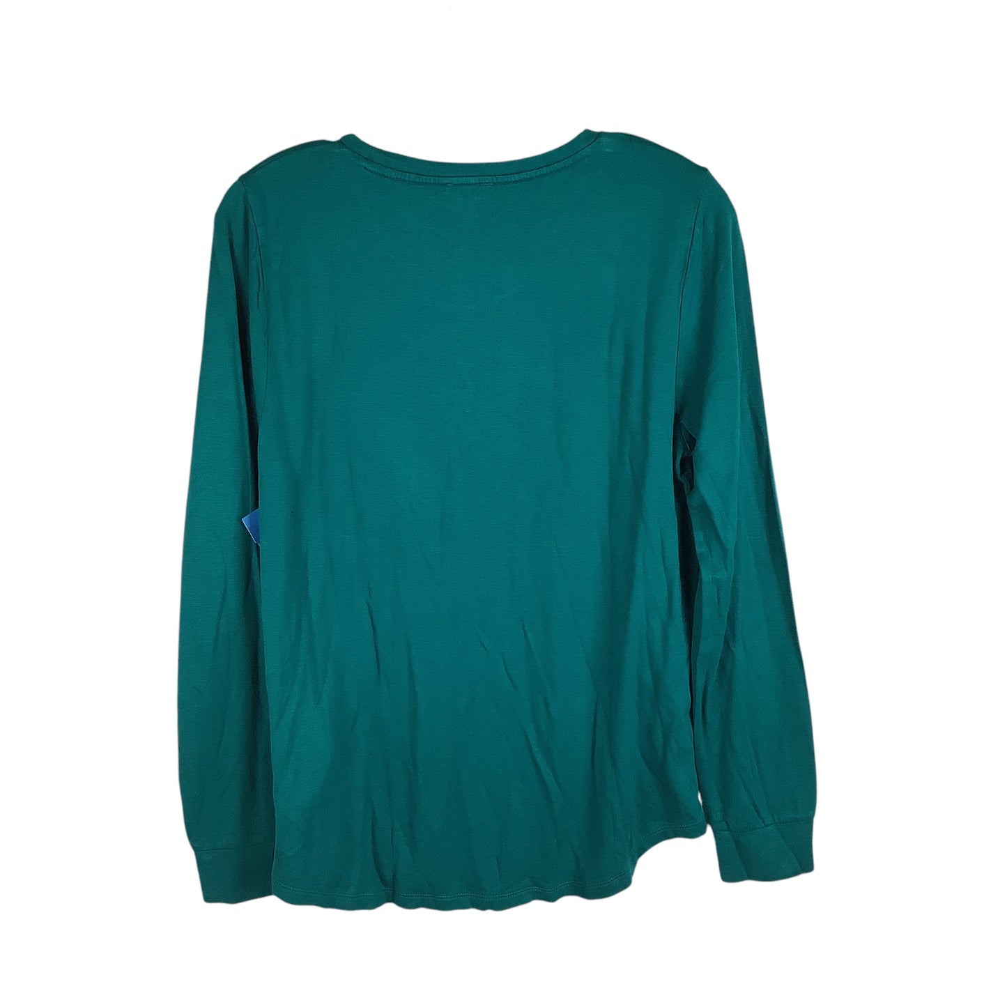 Top Long Sleeve Basic By J. Crew In Teal, Size: M